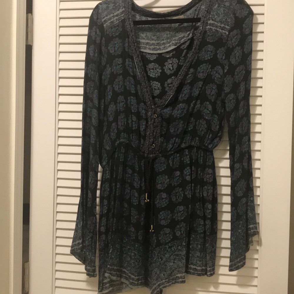 Printed romper